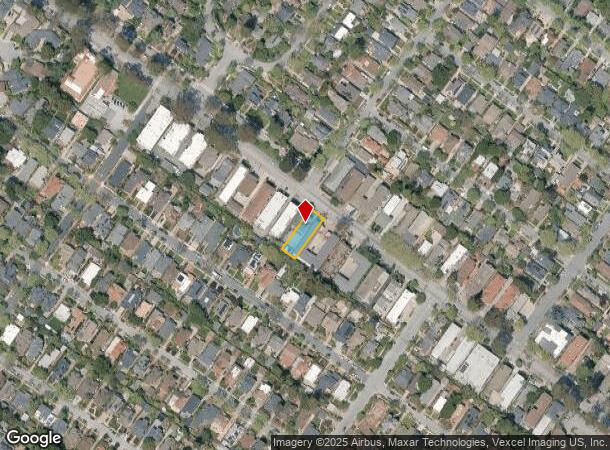  1431 El Camino Real, Burlingame, CA Parcel Map