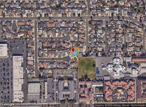 7245 Harding Cir, Buena Park, CA Parcel Map