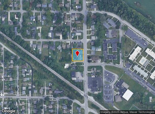  442 N Wisconsin St, Hobart, IN Parcel Map