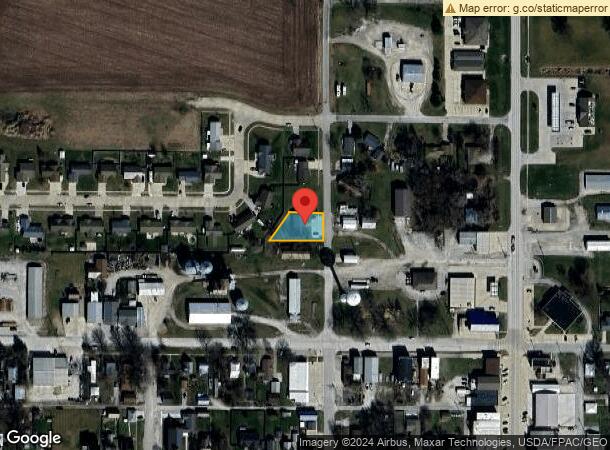  209 N Huskins St, Lone Tree, IA Parcel Map