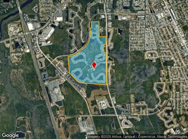  10 Bluewater Lake Cir, Ormond Beach, FL Parcel Map