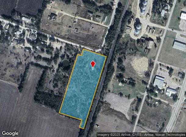 101 W Brook St, Bartlett, TX Parcel Map