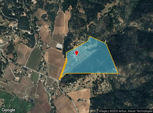  3106 Palisades Rd, Calistoga, CA Parcel Map