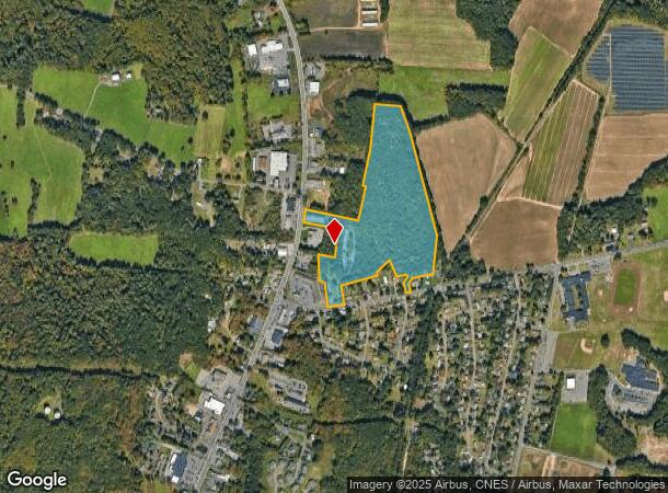  628 College Hwy, Southwick, MA Parcel Map