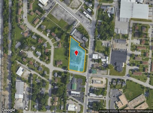  1701 Spring St, Jeffersonville, IN Parcel Map