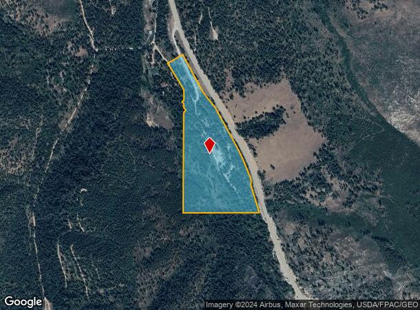  283 Lost Trail Hot Springs Rd, Sula, MT Parcel Map