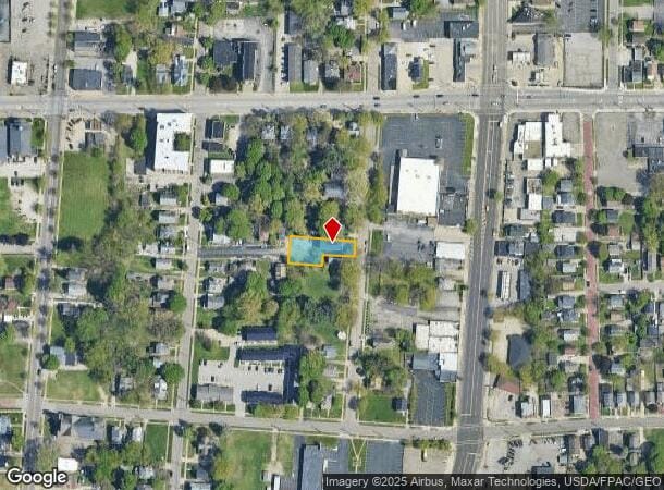  580 Blaine Ave, Akron, OH Parcel Map