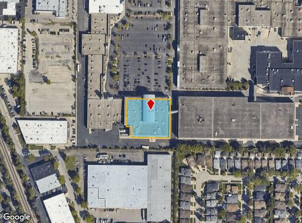 5535 W Touhy Ave, Niles, IL Parcel Map