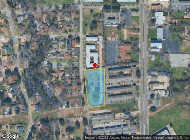  3434 Navajo Dr, Dallas, TX Parcel Map