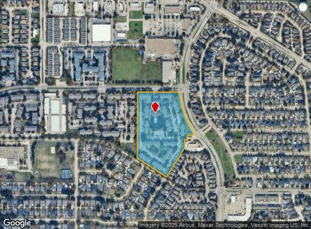 540 Buckingham Rd, Richardson, TX Parcel Map