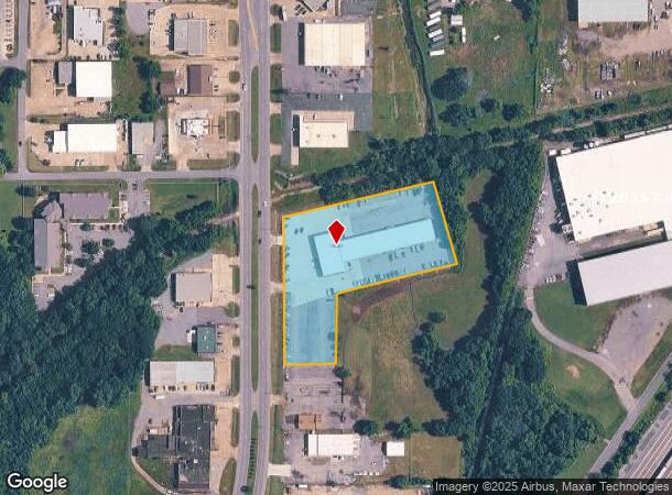 1600 N Main St, Muskogee, OK Parcel Map