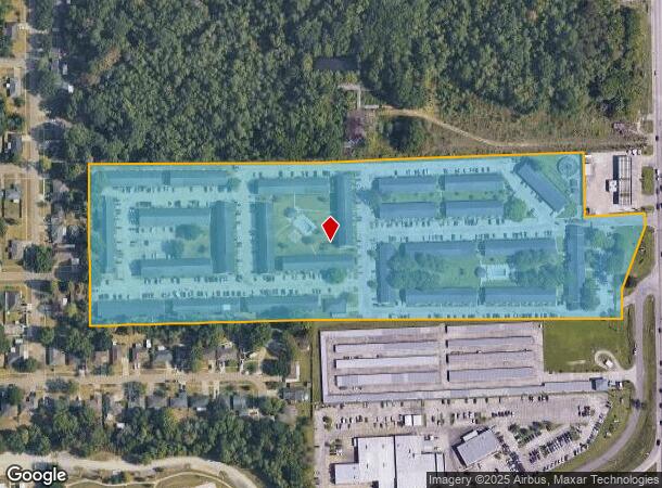  1680 Oneal Ln, Baton Rouge, LA Parcel Map