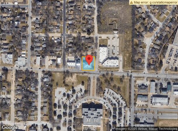  1417 E Mckinney St, Denton, TX Parcel Map