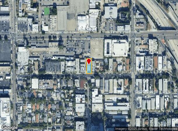5947 Carlton Way, Los Angeles, CA Parcel Map