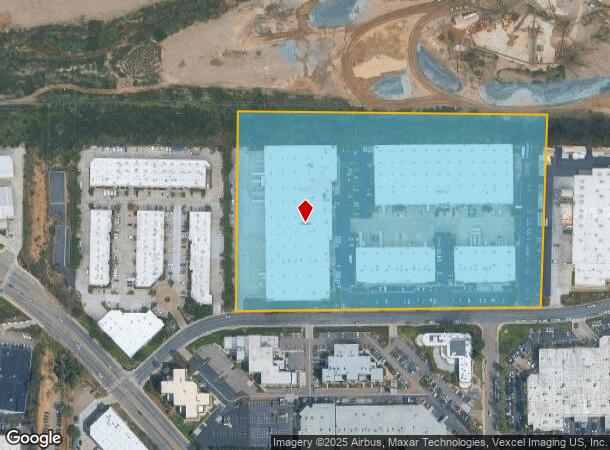 9020 Activity Rd, San Diego, CA Parcel Map