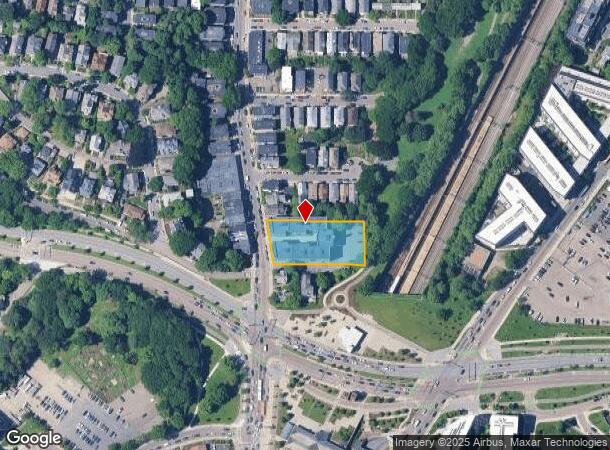  218 South St, Jamaica Plain, MA Parcel Map
