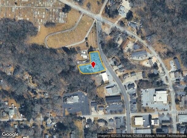  353 N Broad St, Toccoa, GA Parcel Map