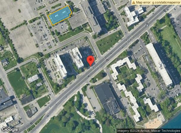  7633 E Jefferson Ave, Detroit, MI Parcel Map