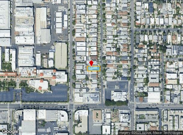 737 N Ridgewood Pl, Los Angeles, CA Parcel Map
