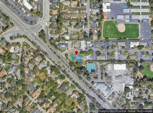  730 Altos Oaks Dr, Los Altos, CA Parcel Map