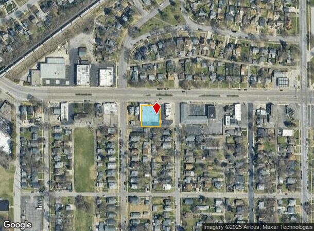  1338 Mishawaka Ave, South Bend, IN Parcel Map