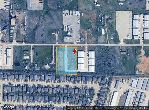 17546 Matany Rd, Justin, TX Parcel Map