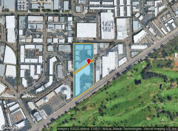 7606 Miramar Rd, San Diego, CA Parcel Map