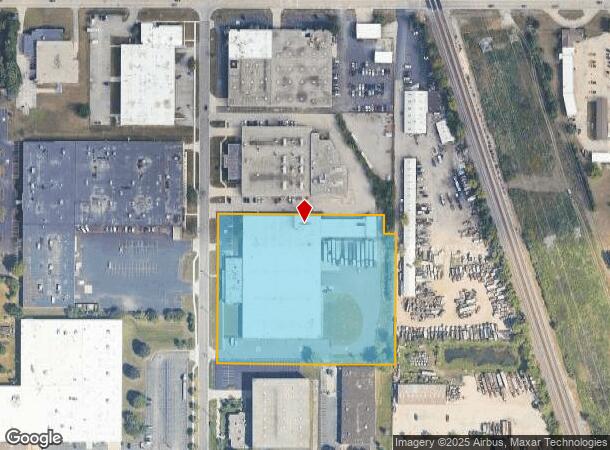  1033 Noel Ave, Wheeling, IL Parcel Map
