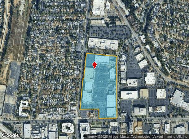 3341 E Foothill Blvd, Pasadena, CA Parcel Map