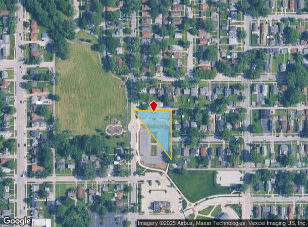 3321 186Th St, Lansing, IL Parcel Map