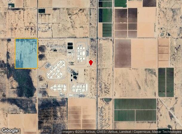  1701 E Hanna Rd, Eloy, AZ Parcel Map