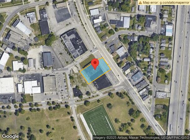  1233 N Keowee St, Dayton, OH Parcel Map