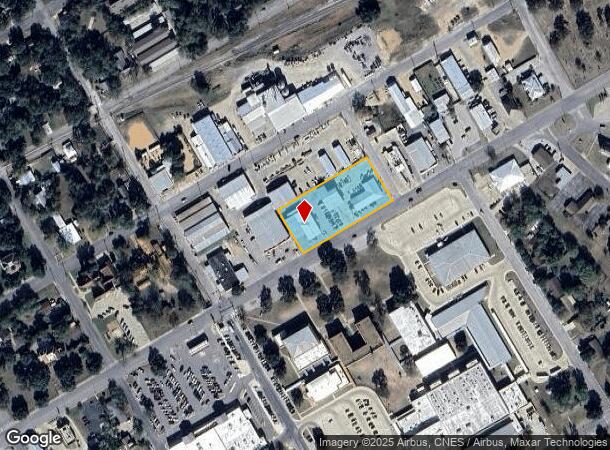  547 E Travis St, La Grange, TX Parcel Map