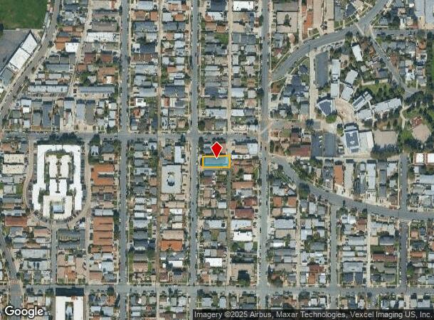  4583 36Th St, San Diego, CA Parcel Map