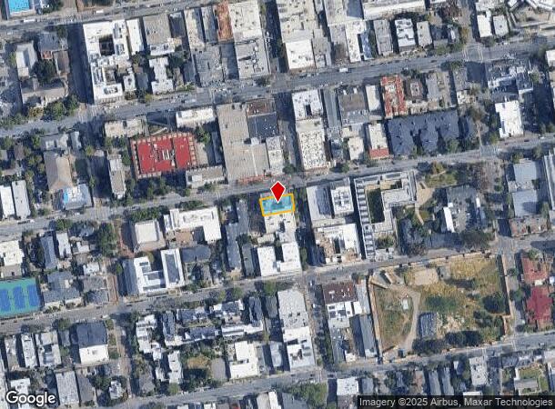  2486 Channing Way, Berkeley, CA Parcel Map