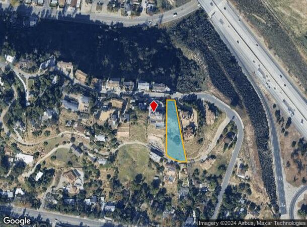  9322 Hillrose St, Sunland, CA Parcel Map