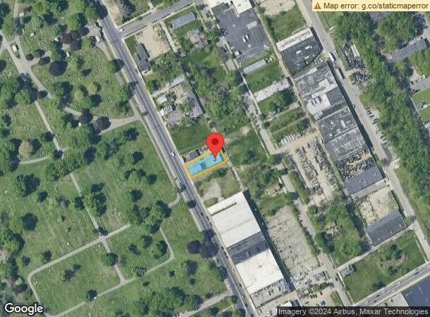  1300 Mount Elliott St, Detroit, MI Parcel Map