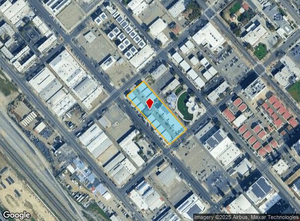  1636 Broadway St, Fresno, CA Parcel Map