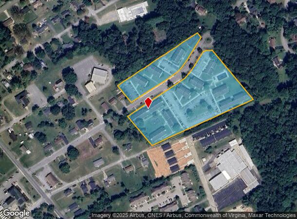 222 Allen Ave, Radford, VA Parcel Map