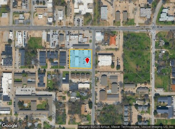  906 N Oak St, Arlington, TX Parcel Map