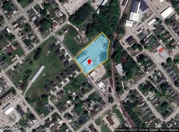 1202 Barnett St, Vincennes, IN Parcel Map