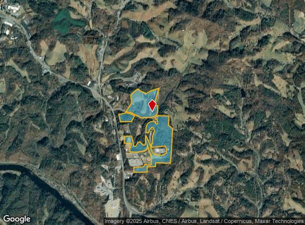 387 Long Branch Rd, Marshall, NC Parcel Map