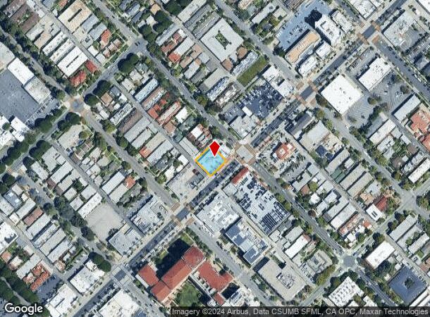  1617 Wilshire Blvd, Santa Monica, CA Parcel Map