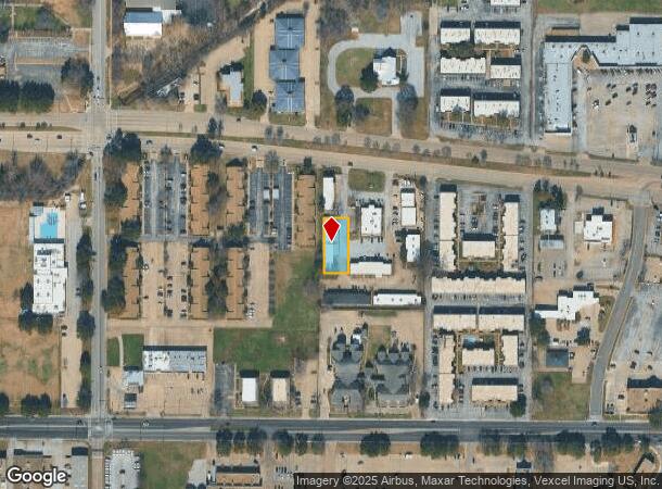 1106 W Pioneer Pkwy, Arlington, TX Parcel Map