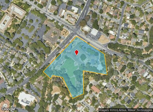  80 Willow Rd, Menlo Park, CA Parcel Map