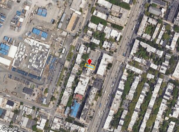  16 Tiffany Pl, Brooklyn, NY Parcel Map