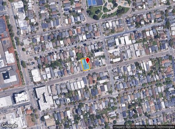 1245 Ashby Ave, Berkeley, CA Parcel Map