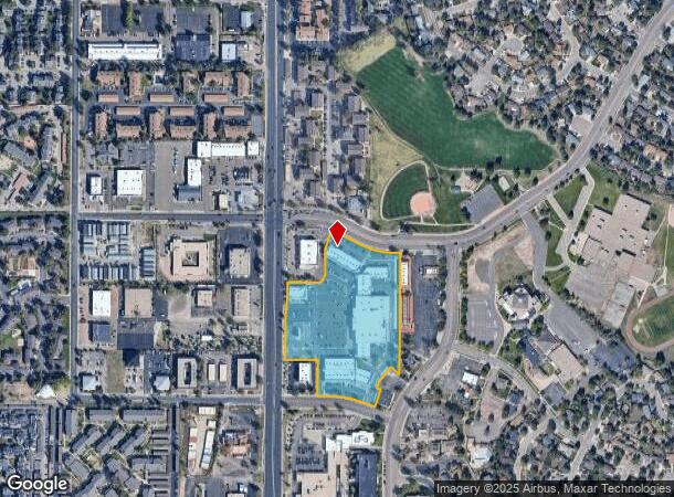  3515 N Carefree Cir, Colorado Springs, CO Parcel Map