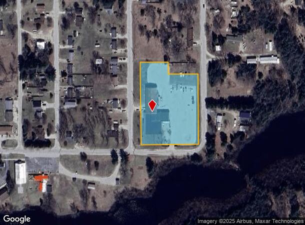 601 Hyde St, Kalkaska, MI Parcel Map
