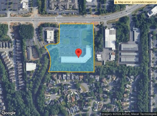  735 N Main St, Alpharetta, GA Parcel Map